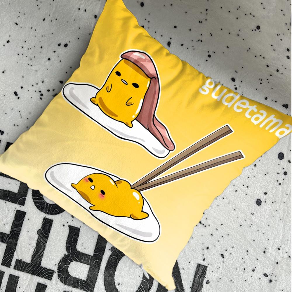 Christmas Pillow Cases Decorative Kawaii G-Gudetama Living Room Decoration Cushion Cover 40*40 Personalized Gift Sofa Covers