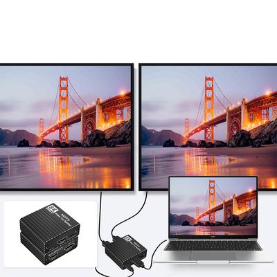 HDTV 1X2 Splitter 8K60hz/4K120hz/1080P240hz HDMI-Compatible 1 To 2 Splitter Dual Display Video Splitter for PS 4/PS 5/Computer
