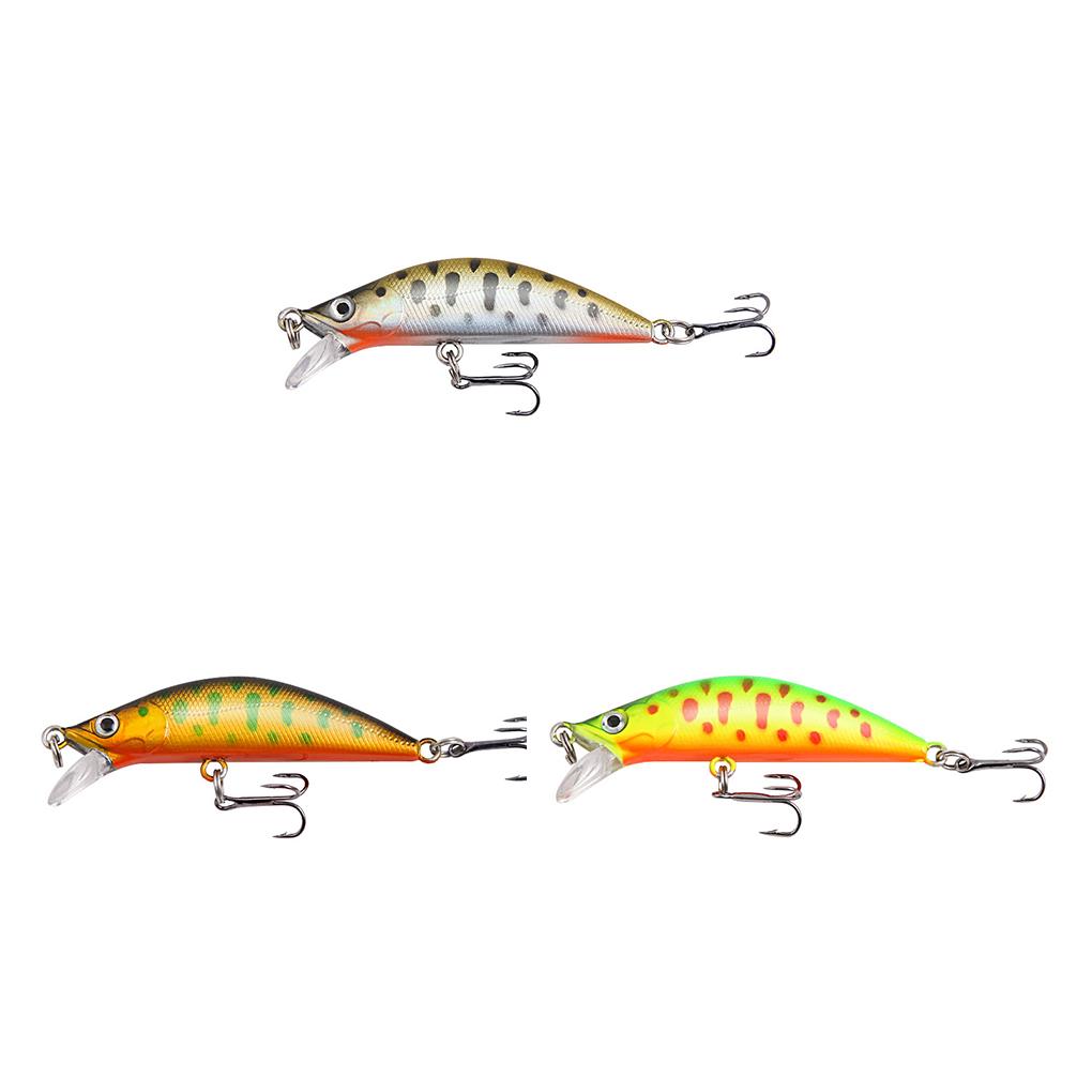 Fake Lure Artificial Bait Colorful Fine Workmanship Fish Hook Sinking Spinner Craftsmanship ABS Firmness Stability