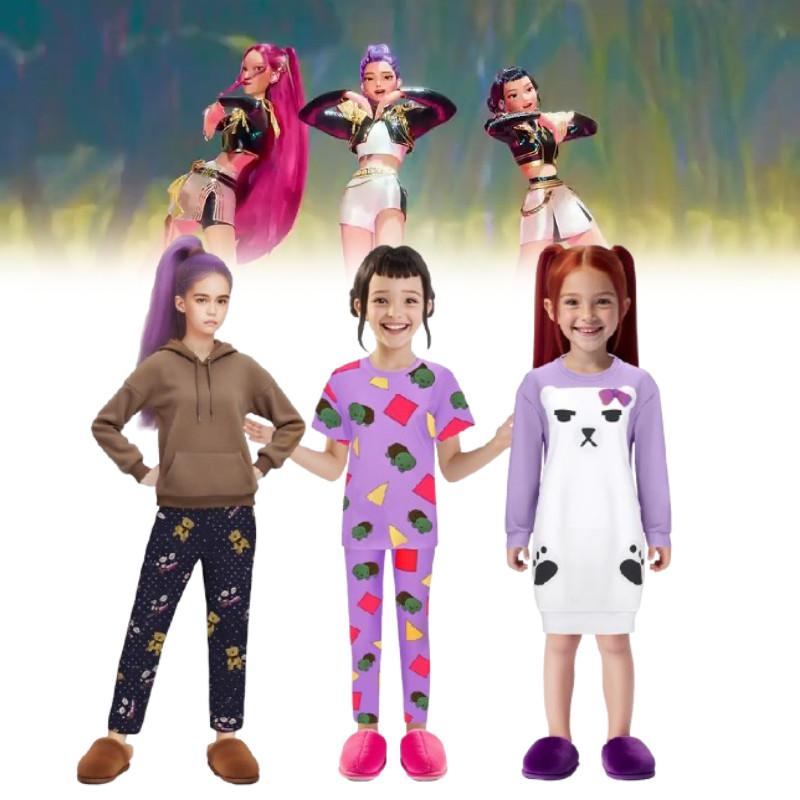 Kpop Hunters Demon Rumi Mira Zoey Cosplay Costume Pajamas Halloween Gift Party