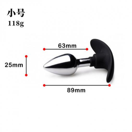Men's and Women's Outdoor Wear Boat Anchor Metal Silicone Base Butt Plug Expansion Back Court Bolt Adult Sex Product Toys