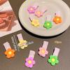 10 Flower Hair Clips with Sweet and Stylish Colors, Randomly Arranged for Daily Use As Hair Accessories