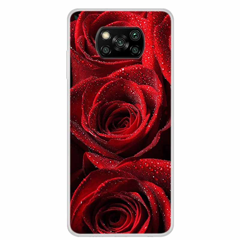 For Poco X3 Pro Case X3 NFC 6.67" Clear Marble Soft TPU Silicone Back Case for Xiaomi Poco X3 NFC Phone Covers Shockproof Fundas