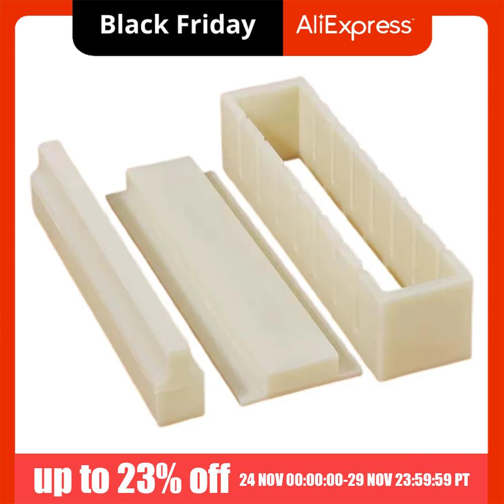 Wielorazowy Zestaw Formek do Roladek Sushi Okrągłe/Kwadratowe/Kształt Serca 9 Sushi Maszynka do Robienia Sushi Sprzęt Spożywczy Wielofunkcyjny