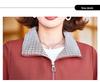 Mother's Spring & Autumn Thickened Windbreaker: Fashionable, Short Style Jacket for Middle-Aged & Elderly Women