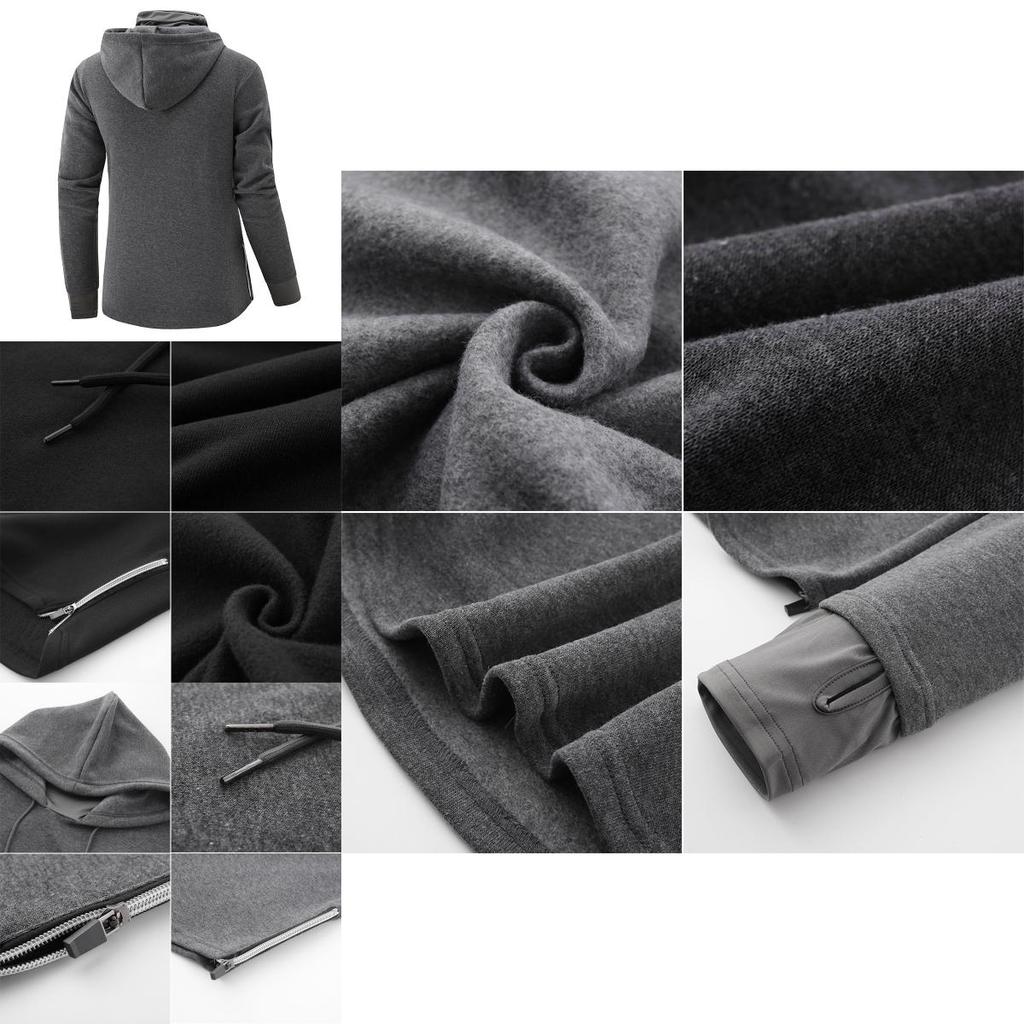 Comfortable Men's Drawstring Pullover Hoodie Sweater With Moisture Wicking