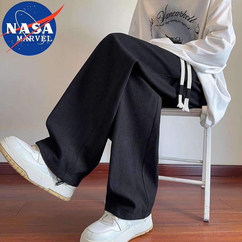NASA MARVEL Men's Corduroy Straight-Leg Casual Pants