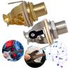 2Pcs Electric Guitar Pickup Input Jack For Electric Guitar & Bass 1/4"" (6.35mm) Mono Jack Socket Connector Chrome Nut & Washer