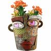 12.5x12x9cm Flower Arrangement Picasso Style Resin Flower Pot Home Decor Abstract Human Face Design Artistic Home Decor Luxury 1PC