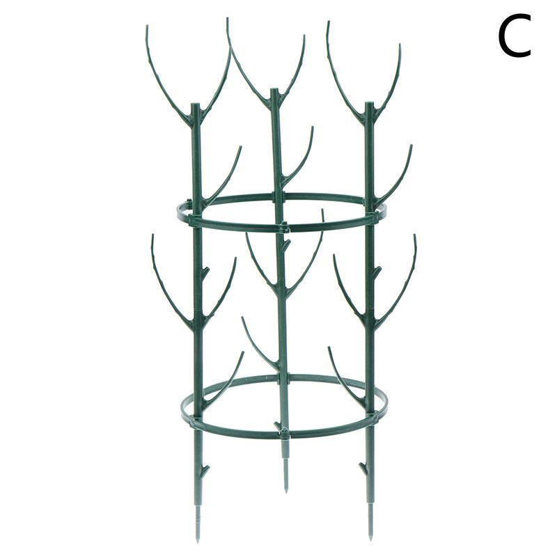 Plant Support Pile Plastic Semicircle Climbing Vines Stake Bonsai Flower Stand Cage Garden Plant Grow Fixing Rod Rack