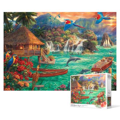 1000-teiliges Puzzle – Inselleben, beliebtes koreanisches Puzzle