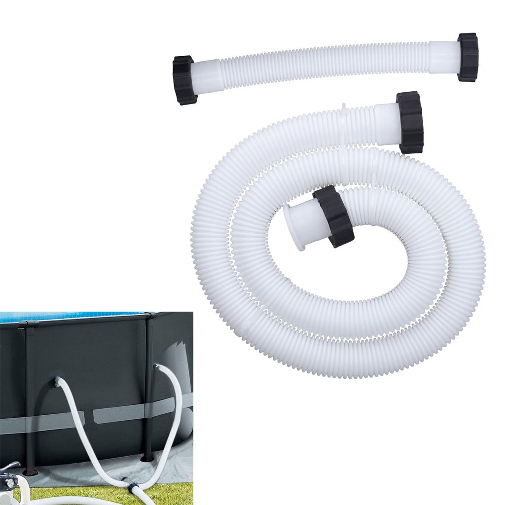 Pool Pump Replacement Hose Pool Pump Replacement Hose for 1.5in Diameter Replacement Pool Hose for Above Ground Pools White
