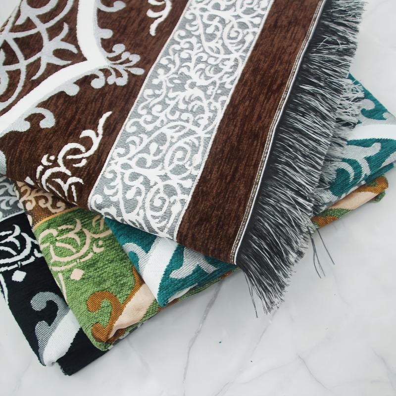 Foldable Skin-friendly and Wear-resistant Kneeling Blanket, Islamic Floral Prayer Mat, Easy-to-clean Muslim Worship Rug