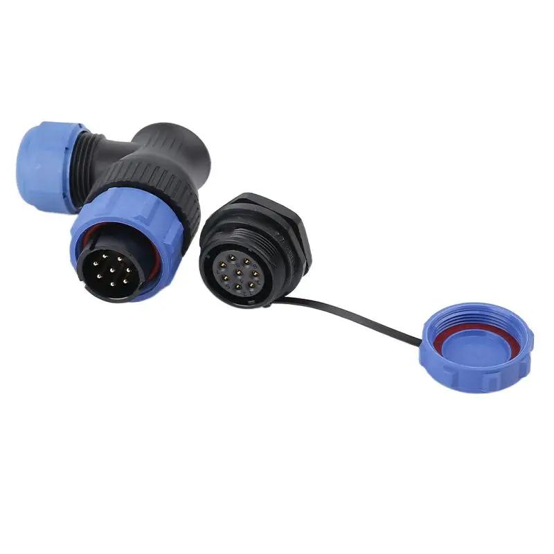 WEIPU SP21 SP2116/P SP2112/S 2 3 4 5 6 7 8 9 12 15Pin Waterproof Ip68 Aviation Connector Power Adapter Signal Adapter Plastic