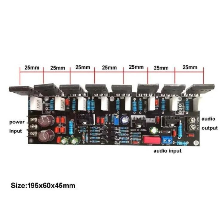 400W Mono Power Amplifier A1145 C2705 Electric Amplification Stage Drive Large Speakers Effortlessly for Industrial