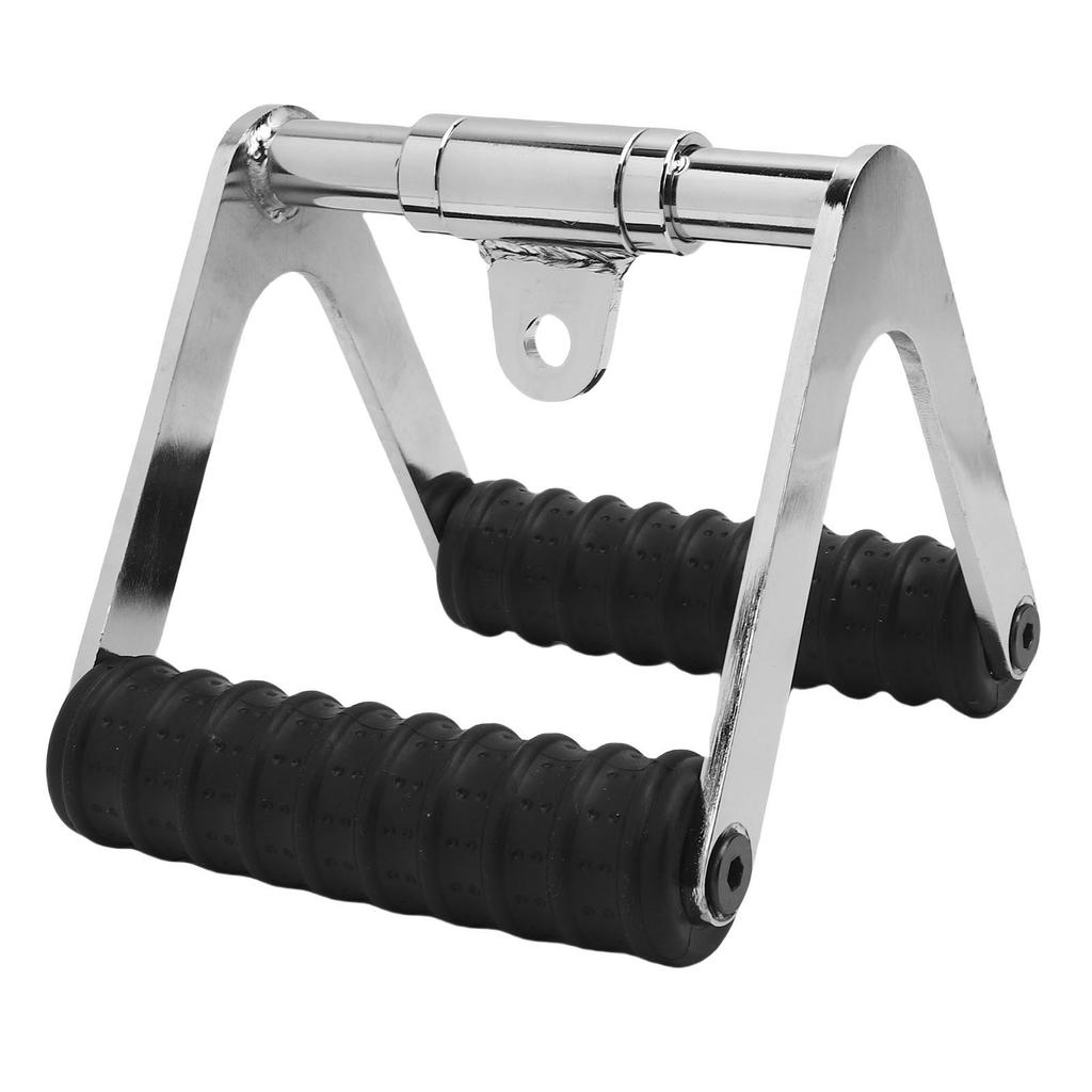 Row Handle Multi Purpose Strength Training Pull Down Handle Close Grip Cable Attachment with Spring