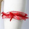 Women Sexy Bow Lace Leg Ring Lingerie Floral Garters Belt Bowknot Leg Loop Wedding Bridal Cosplay Lolita Girl Stocking Suspender