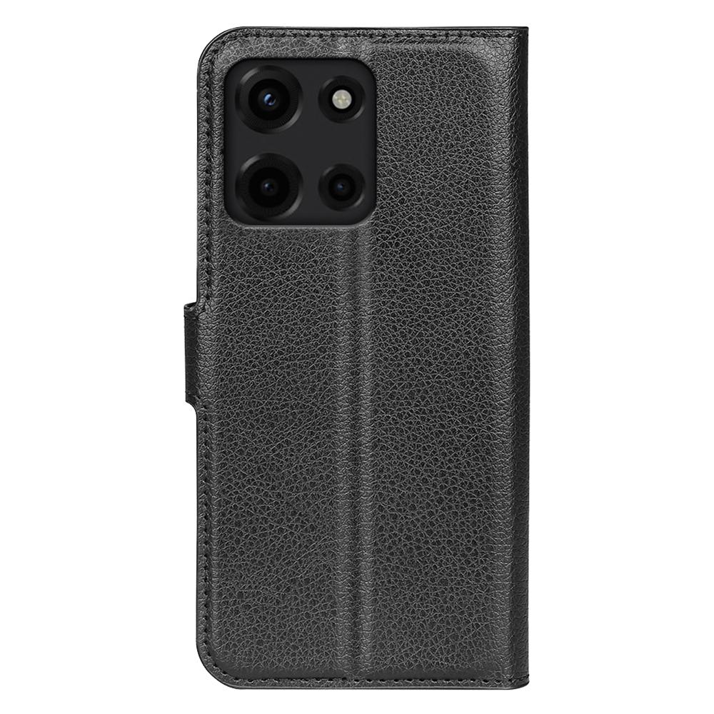 For Motorola Moto G 5G (2025) Case Litchi Texture Shockproof Leather Wallet Phone Cover