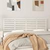 824749 vidaXL Wall-mounted Headboard White 166x3x63 Cm Solid Pine Wood