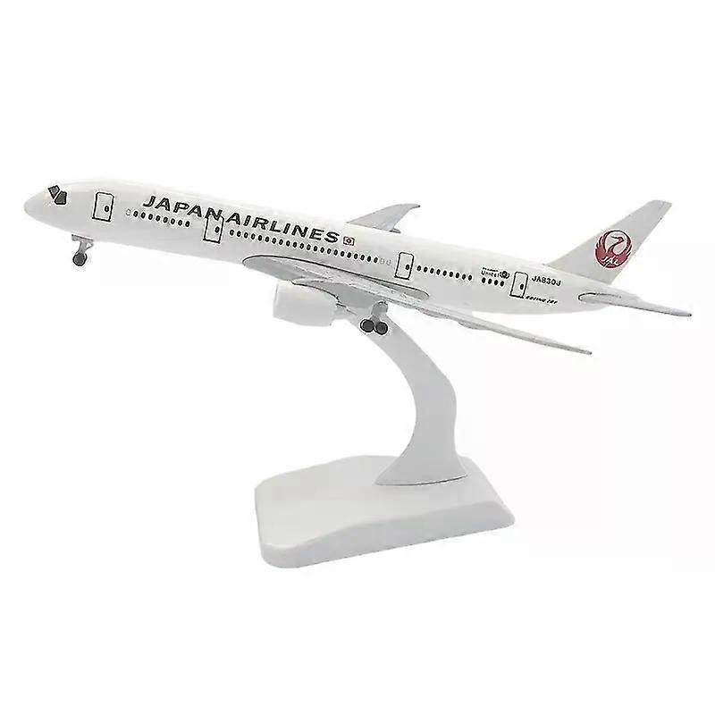 B787 Japan 20cm Aircraft Model Boeing 787 Simulation Aviation Metal Airplane Toys Collection Display Gifts