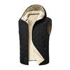 Men's Winter Vest Jacket Sleeveless Overcoat Fashionable Fleece Warm Windproof Waterproof Men's Waistcoat Wool