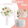 Wedding Bride Bouquet Artificial Rose Flower Bunch for Holiday Wedding Decor