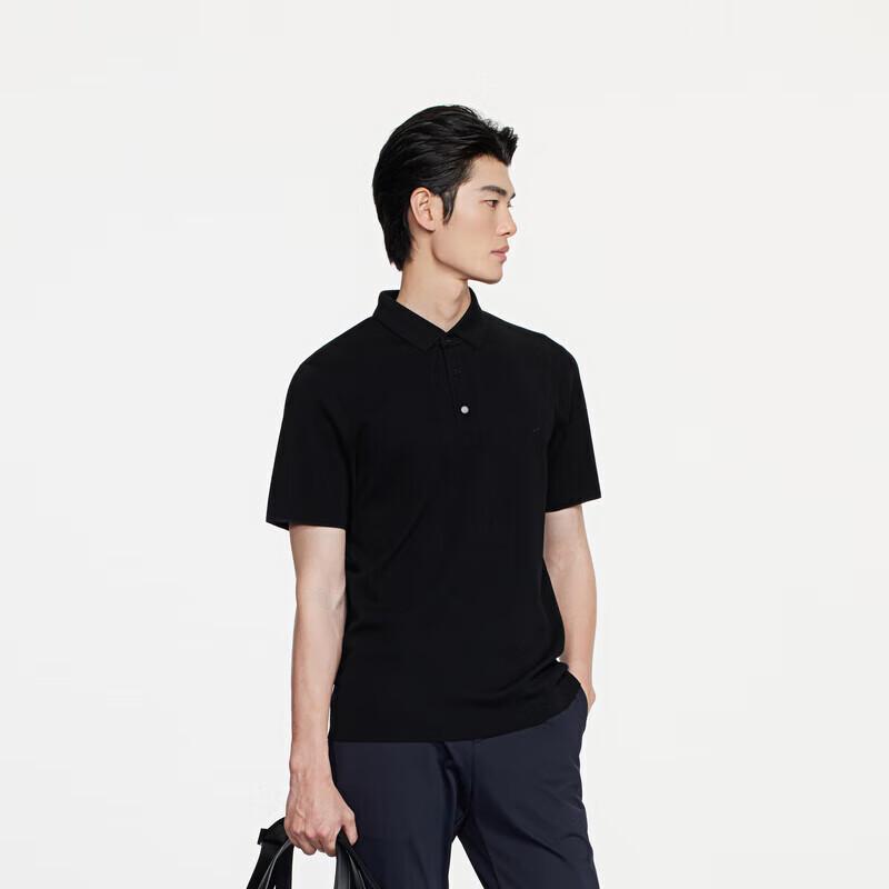 K-Boxing Men's Business Wool Short Sleeve T-Shirt BTLE3704
