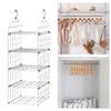 5-Tier Hanging Closet Organizer, Multifunctional Shelf, Portable And Foldable for Sweaters,