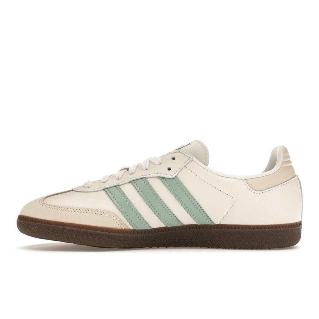 Adidas Samba OG White Hazy Green Women Sneakers Cream Cloud-White Wonder-White IH2752