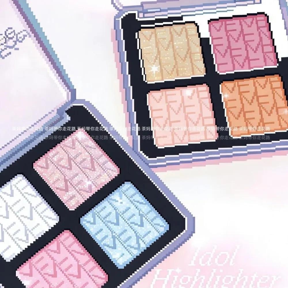 Millefee 4-Color Pearl Eyeshadow Palette 01 ice blue