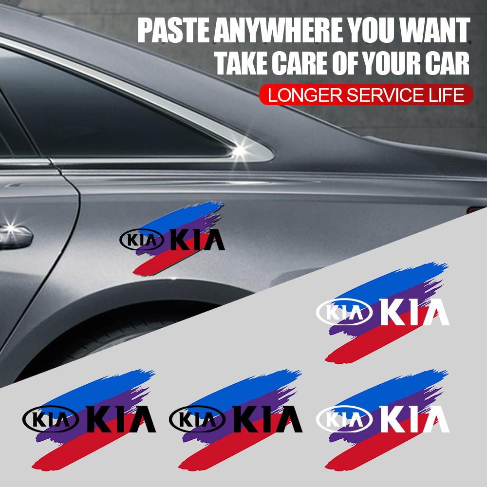 Car Badge Body Trunk Windshield Vinyl Sticker Accessories For Kia K3 K5 Ceed Sportage Rio Cerato Sorento Picanto Optima Soul K5 agj032