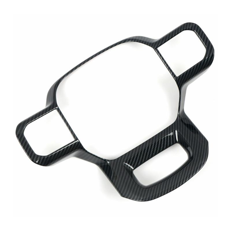3Pcs/Set Carbon Fiber Style Steering Wheel Cover Trim Fit For Ford F-150 F-250 F-350 Expedition