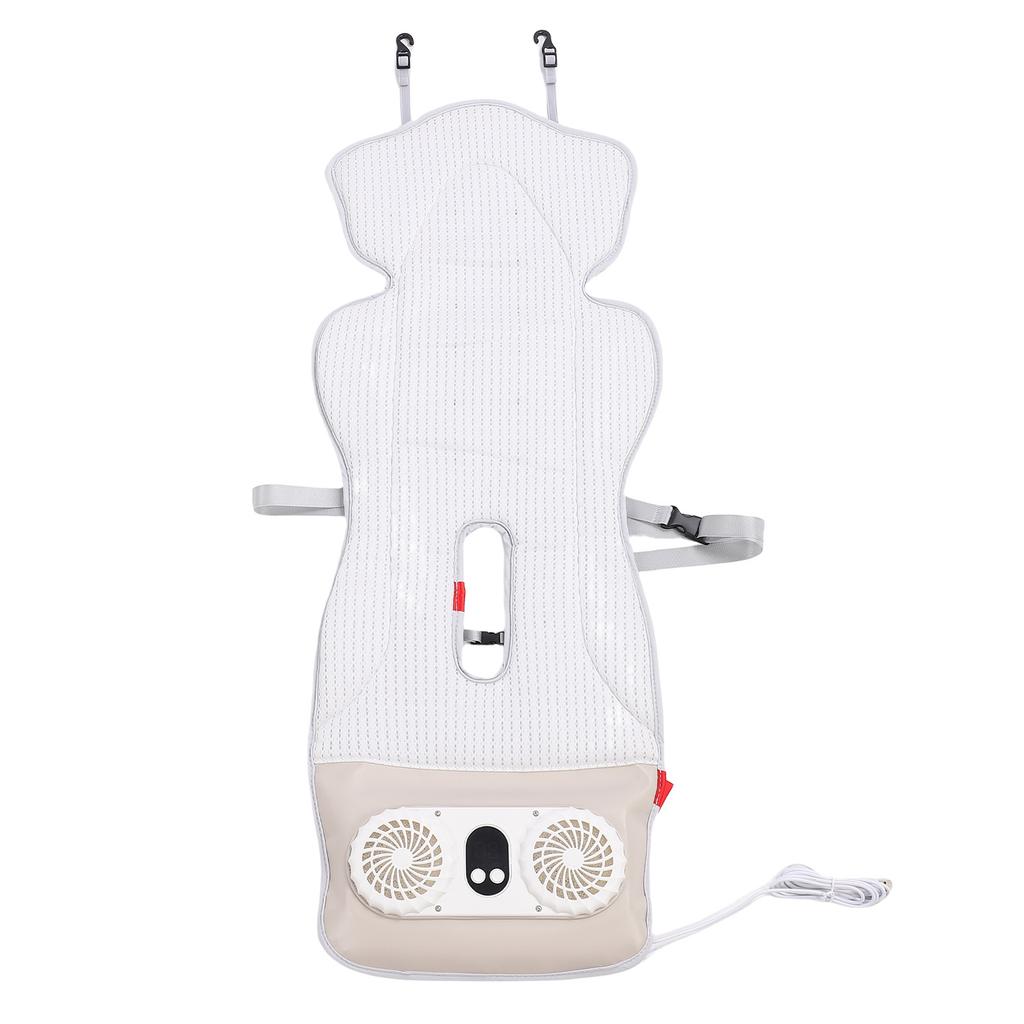 Baby Stroller Cooling Pad with 2 Fans USB Powered Stroller Cooling Cushion Liner Digital Display