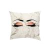 Marble Bright Diamond Eyes Eyelash Pillow Case Sofa Cushion Manicure Decoration Pillow