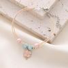 Korean Style Hand-Woven Lucky Clover Bracelet: Fresh, Versatile Beaded Design for Students and Girls
