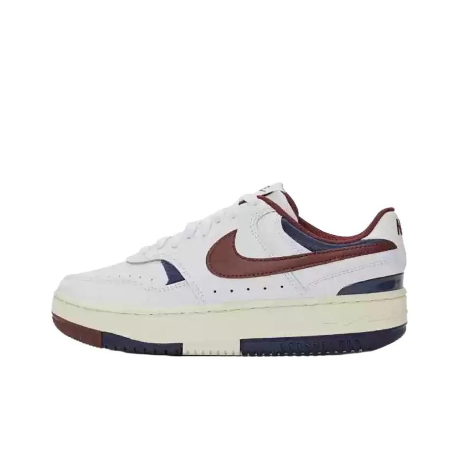 Nike Gamma Force Synthetic Leather Classic Series Fashion Versatile Comfortable Low-Top Kids Casual Shoes Men sneaker White DK9176-115