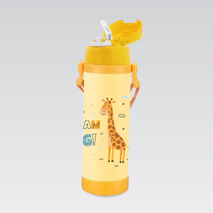 Kubek Termiczny Dla Dzieci 500 Ml 'Żyrafa" | Maestro Mr-1640-50-D