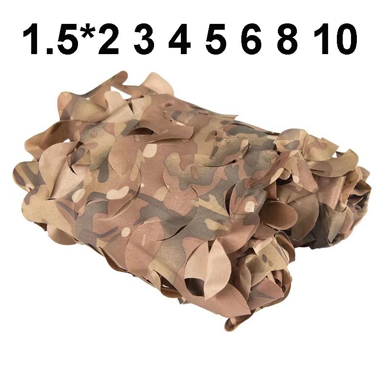 Camouflage Netting 1.5mW Cover See Through Camo Net For Hunting Blind CPDD Sun Shade Camping Anti-mosquito Net Decoration Fence