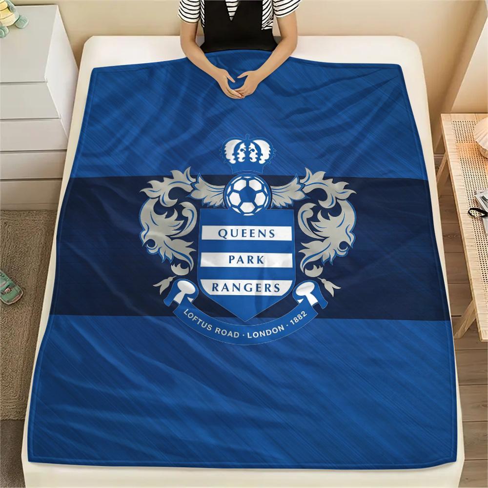 Queens Park Rangers Football Club Flannel Blanket, High Quality Comfortable for All Seasons, Home Decor, Warmth and Comfort
