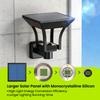 Outdoor Solar Powered Wall Lights 2 Lighting Modes IP65 Waterproof Porch Light For Garage House Outside Garden Lighting