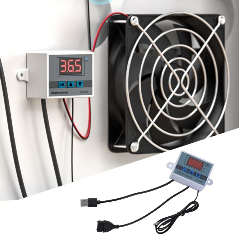 USB-Temperaturkontroll-Stromkabel Mikrocomputer-Temperaturregler für Kühlgeräte mit einstellbarer Einstellung