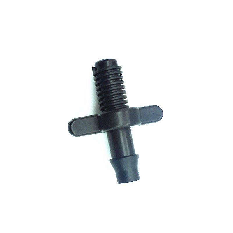 

500Pcs 4/7mm Hose Thread Connector Garden Greenhouse Irrigation Water Connector PVC Pipe Drip Watering Fitting 1/4 Hose Coupling 1/4