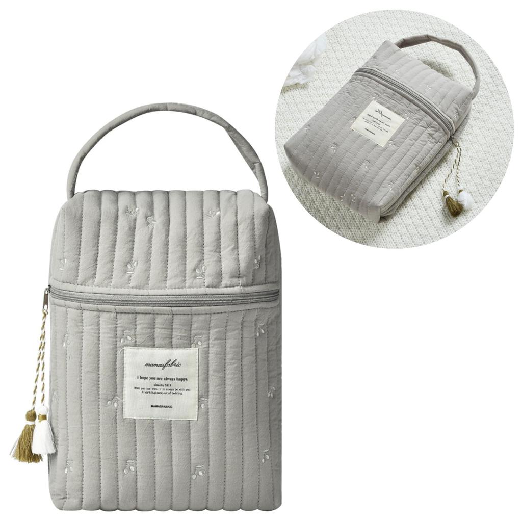 Merrytime Baby Bottle Diaper Korean Ebul Milk Bottle Diaper Powdered Milk Perfect for Daycare or Cherry Blossom Pouch, Pouch, Case, Bag, Storage,