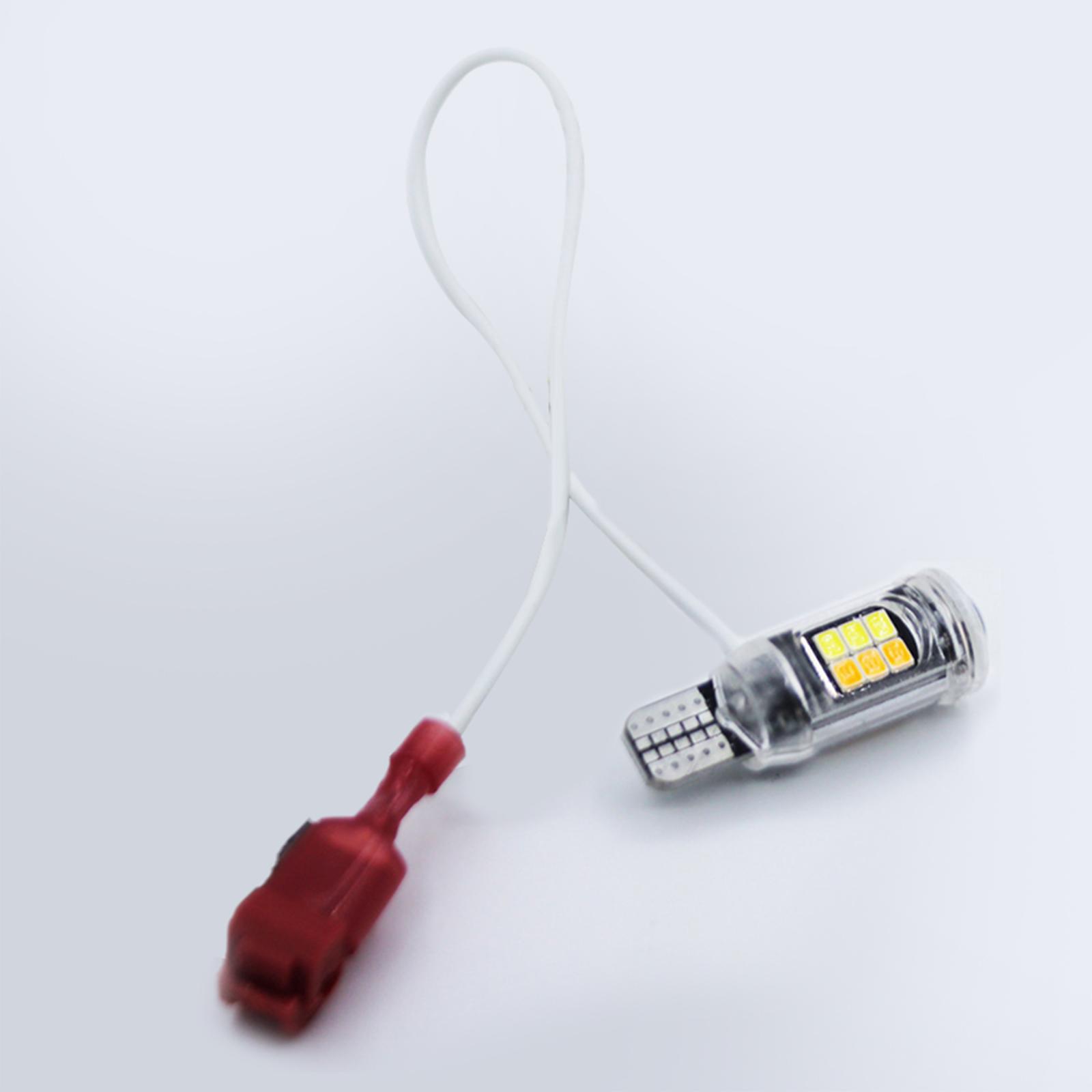 1Pair T15/T10 Super Bright Turn Signal Bulb Dual Contact Motorcycle Signal Light W16W Led Bulb For Parking Fog Lights