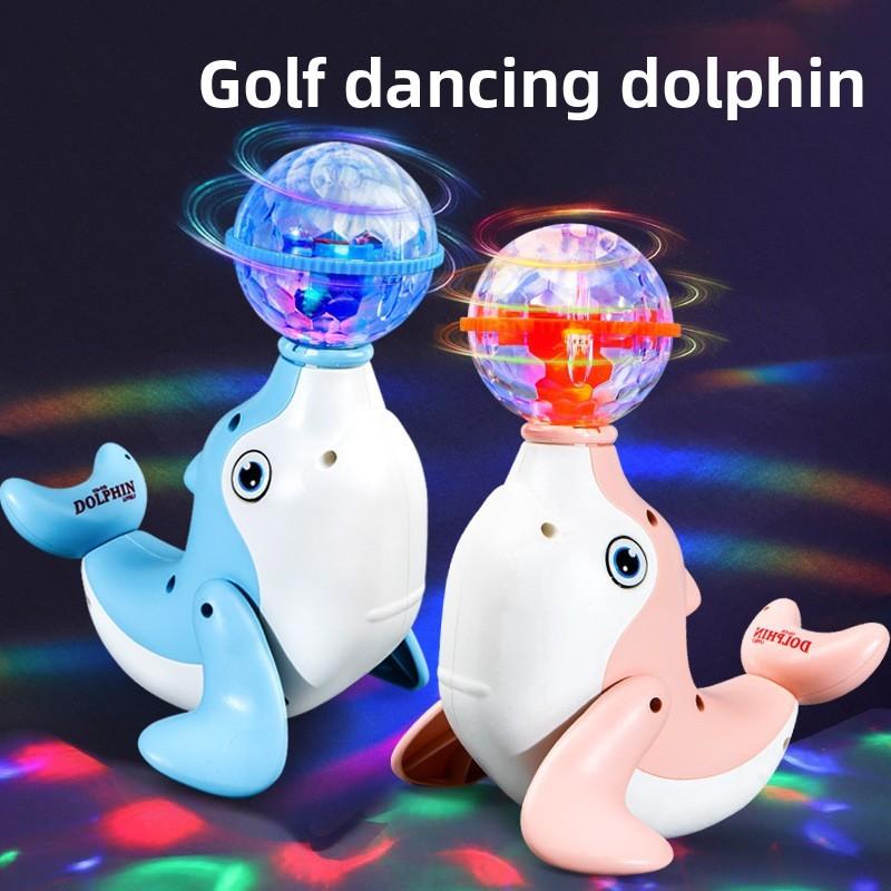 Light Up Dolphin Toy With Sound And Light For Kids Play And Development