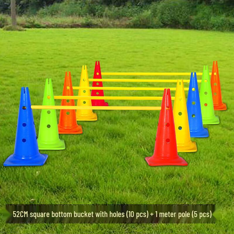Sports Agility Training Cones and Hurdle Set