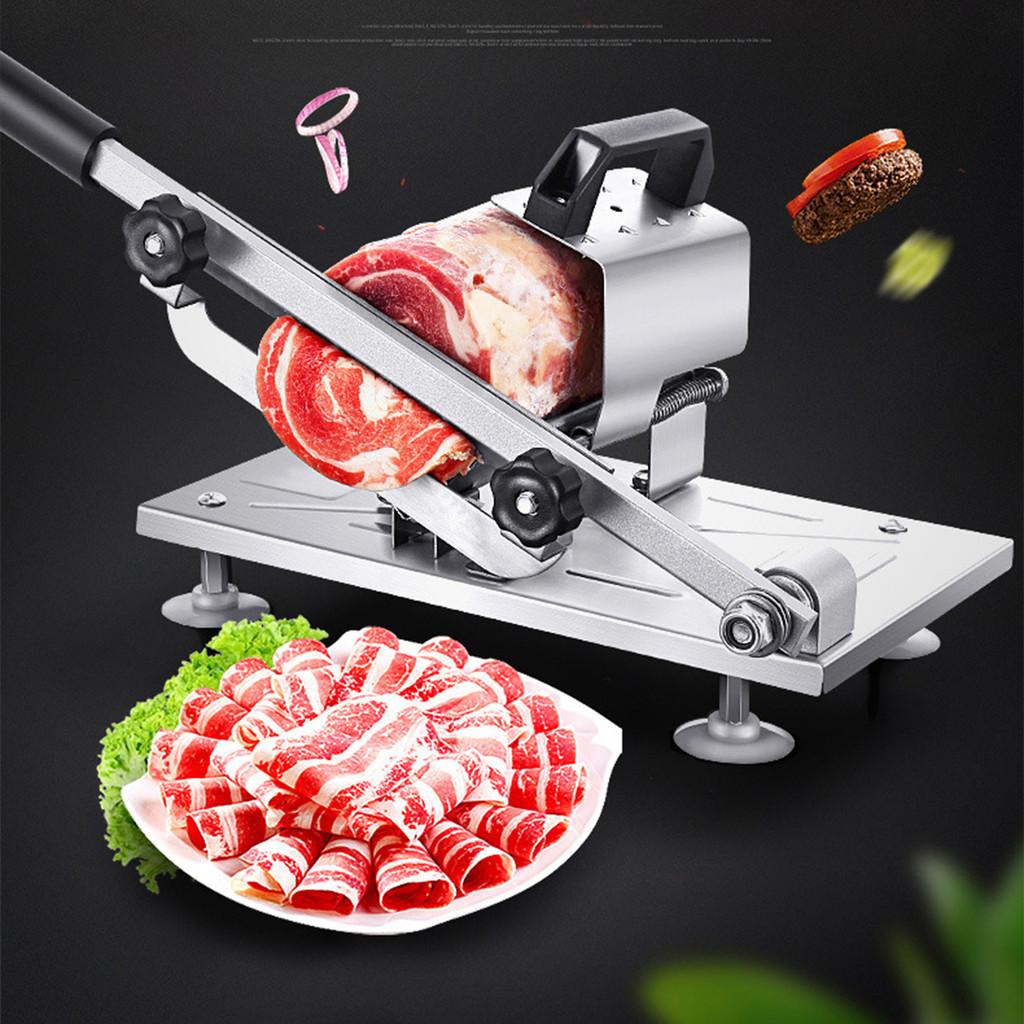Slicer Kitchen Gadgets Frozen Meat Cutting Machine Beef Herb Mutton Rolls Stainless Steel Cutter Household Manual Lamb