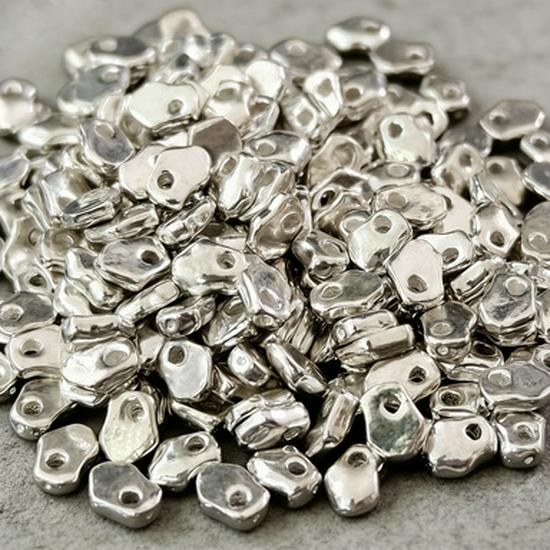 S925 Sterling Silver Irregular Nugget Spacer Beads for DIY Bracelets & Necklaces