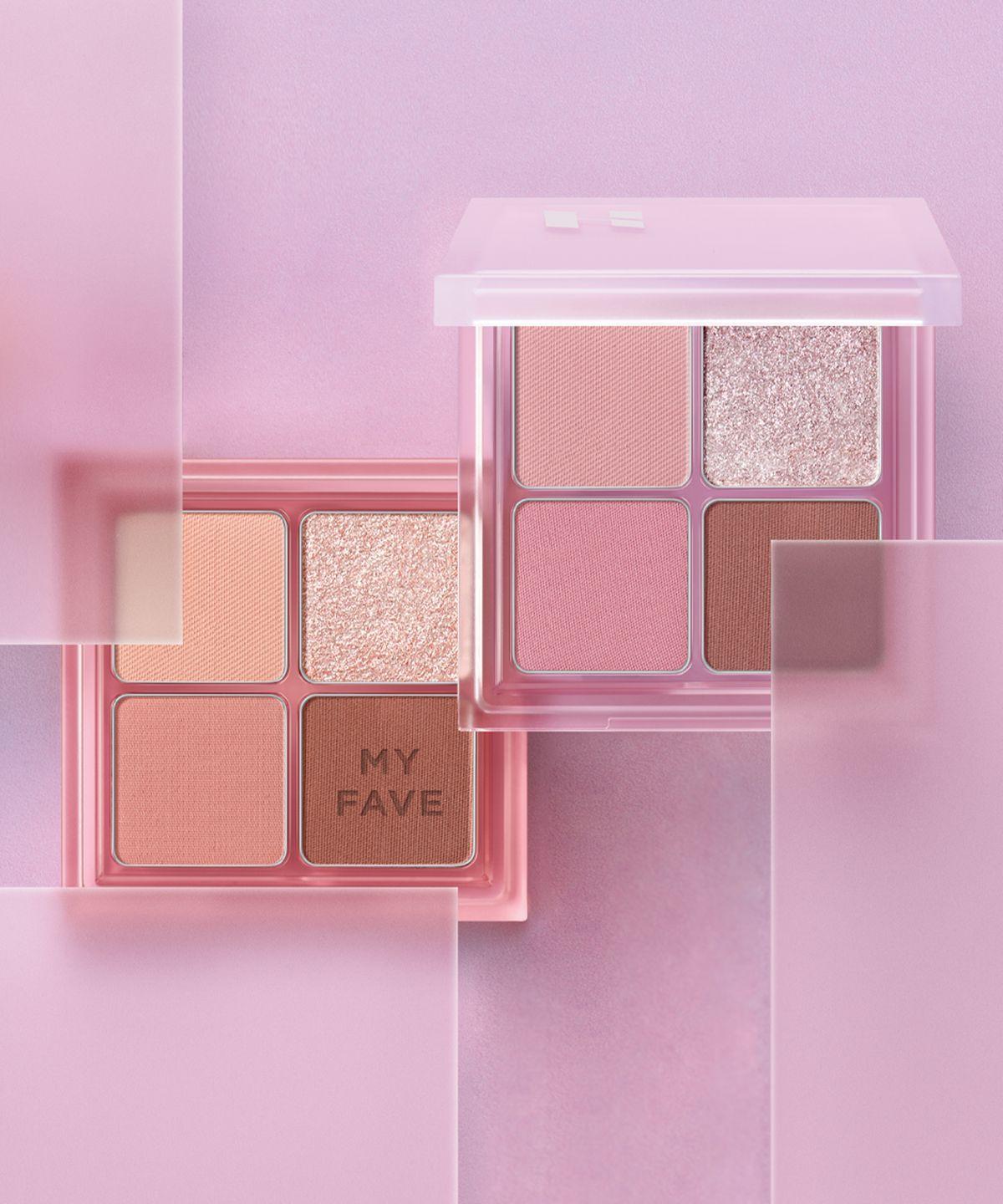 (Pastel Haze Collection) My Fave 4-Color Eyeshadow Palette 01 Mary