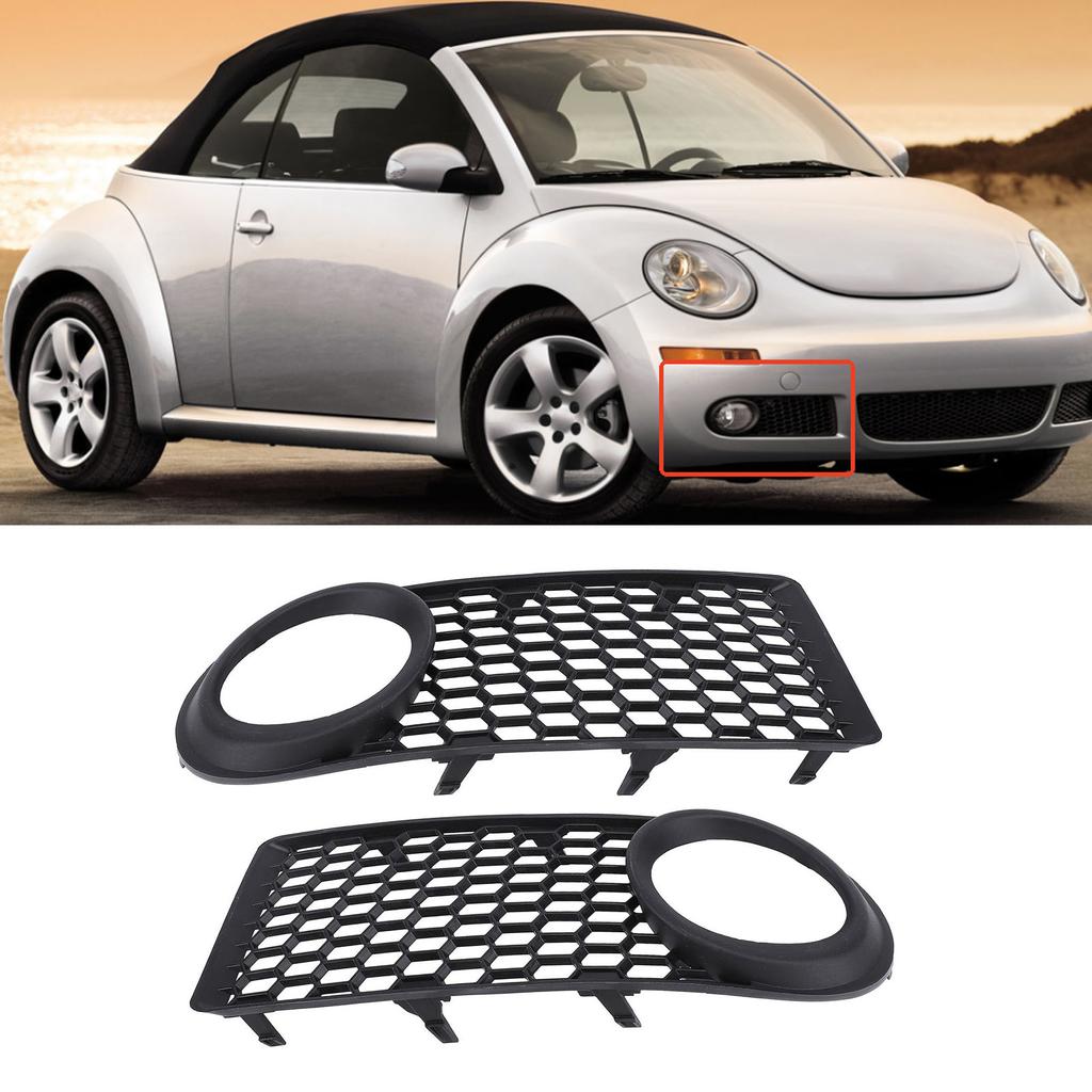 Front Bumper Fog Light Grill Shockproof Scratch Resistant Decorative Fog Lamp Cover Grill for Conver